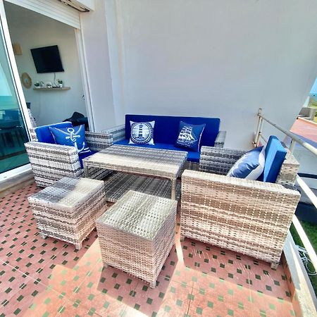 Splendid Beachfront Villa In Sidi Bouzid Beach With Pool Douar Ourlali Exterior foto